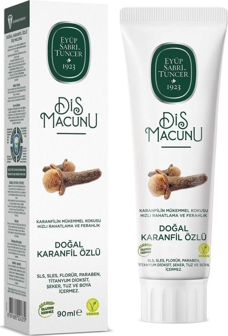 Doğal Karanfil Özlü Diş Macunu 90 Ml
