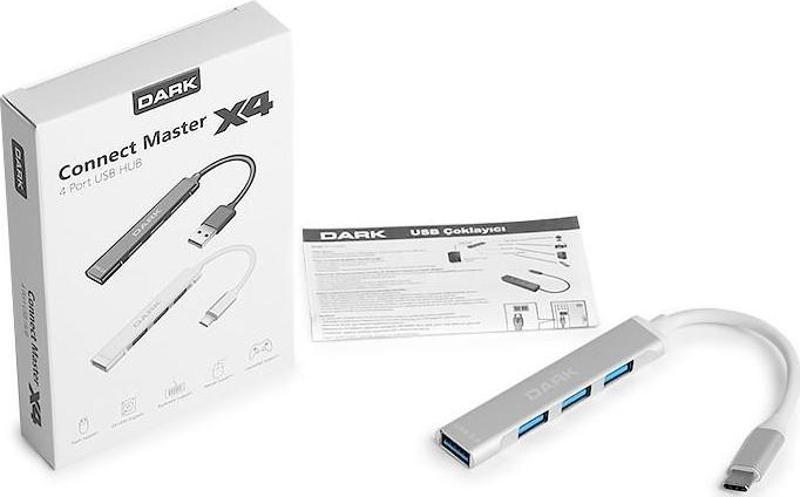 Connect Master X4 Usb 3.0 - 3 Port Usb 3.0 Hub - Usb Çoklayıcı