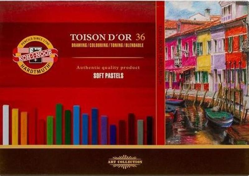 Koh-i Noor Sanatsal Soft Pastel Boya Seti 36 Renk Of Artist´S Dry Chalks Carre 8585 36