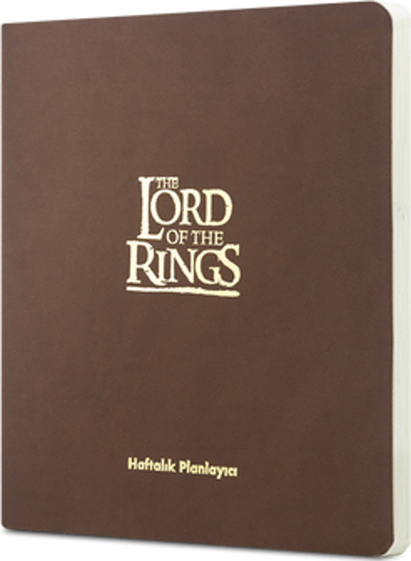 Not Defteri Haftalık Planlayıcı Tarihsiz Lotr 15X17Cm Çizgisiz Açık Kahve Pln-389088