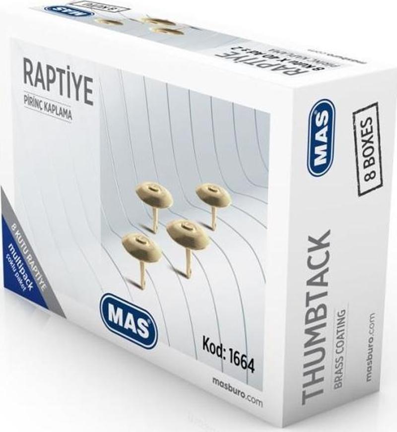 Multipack Raptiye Sarı Pirinç Kaplı (8 Kutu)