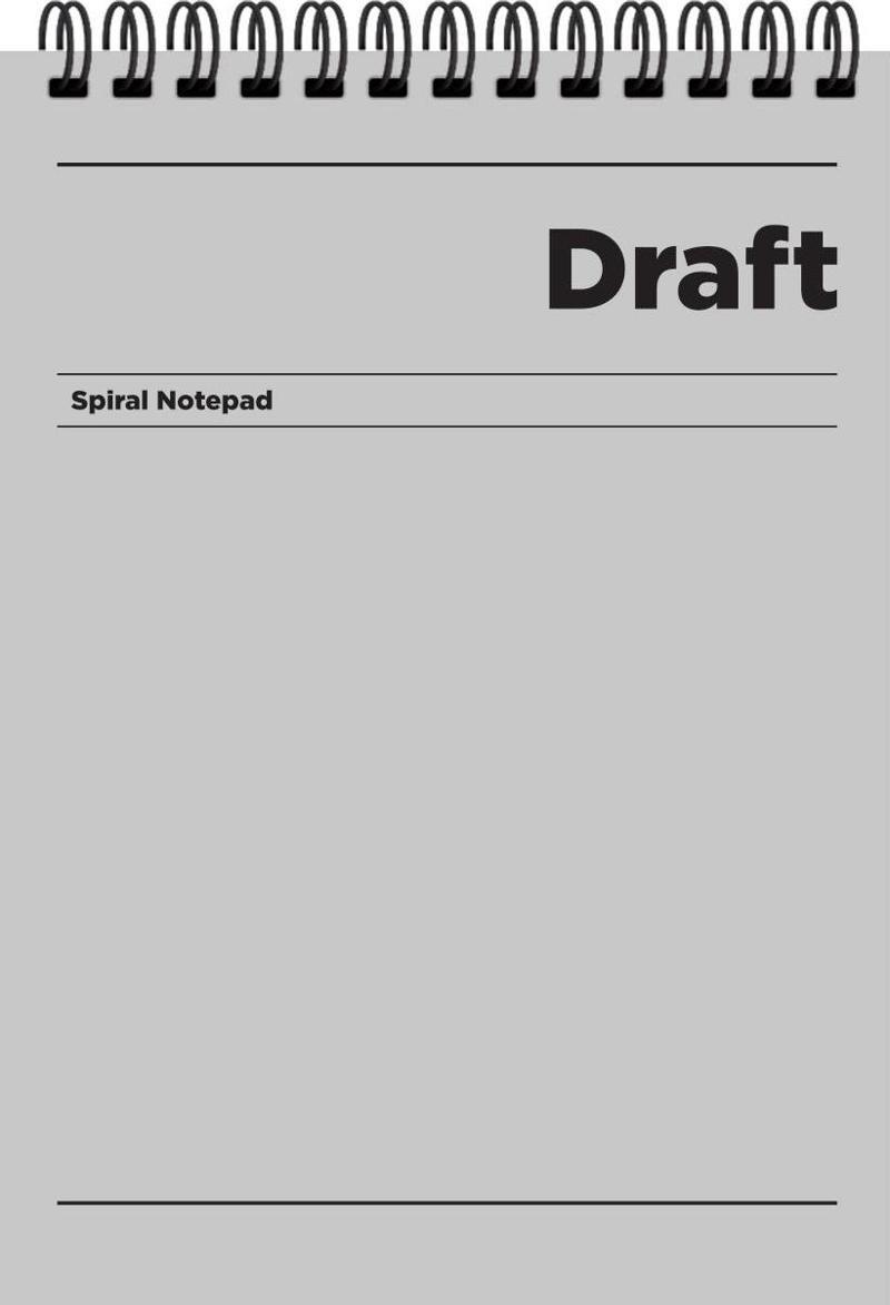 Spiralli Bloknot (Not Defteri) A5 80 Yaprak Kareli Kağıt Karton Kapak Draft 140542-99 (6 Lı Paket)