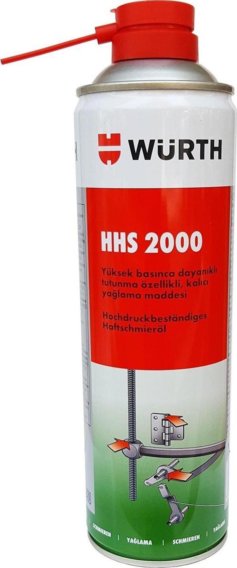 Hhs 200 Yüksek Basınca Dayanıklı Yağlama Sprey 500Ml 0893 106 028