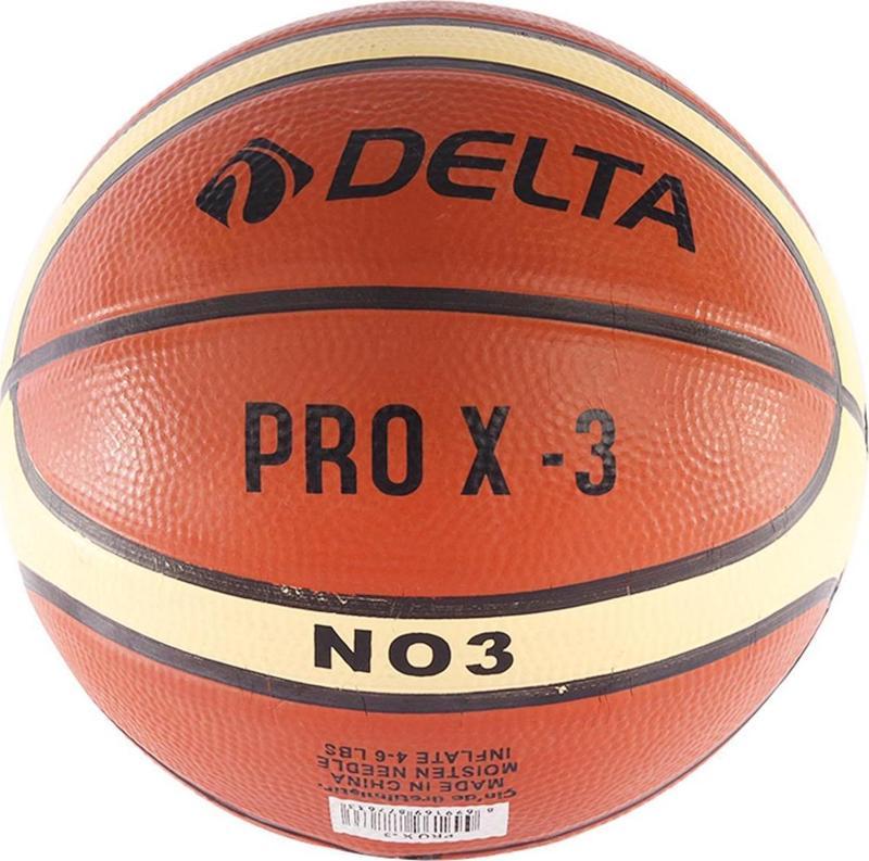 Pro X Deluxe Kauçuk 3 Numara Çocuk Basketbol Topu