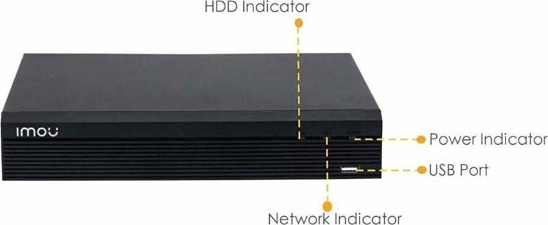 N18P 8 Kanal 8 Port Poe Nvr Kayıt Cihazı