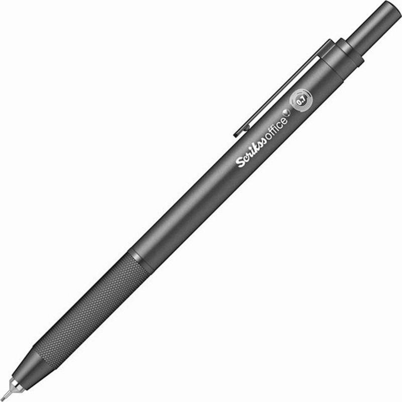 Twist Versatil Kalem (Mekanik Uçlu Kurşun Kalem) 0.7 Mm Gri Şeffaf Ambalaj