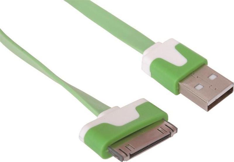 Iphone 4 1 Metre Ledli Kablo Yeşil Cu272Fs