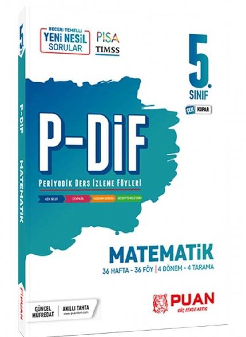 Puan Yayınları 5. Sınıf Matematik PDİF Konu Anlatım Föyleri