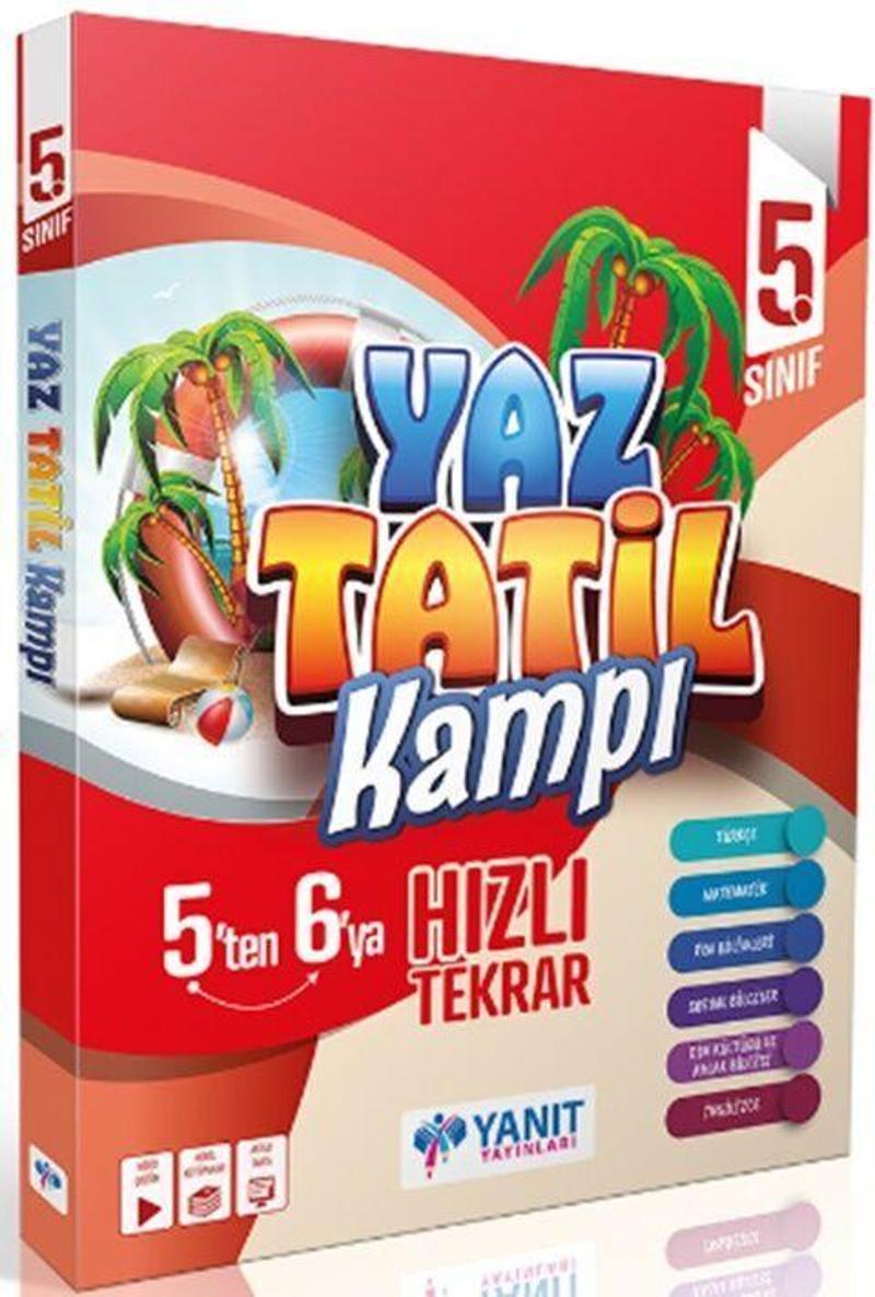 Yanıt Yayınları 5. Sınıf Yaz Tatil Kitabı Kampı