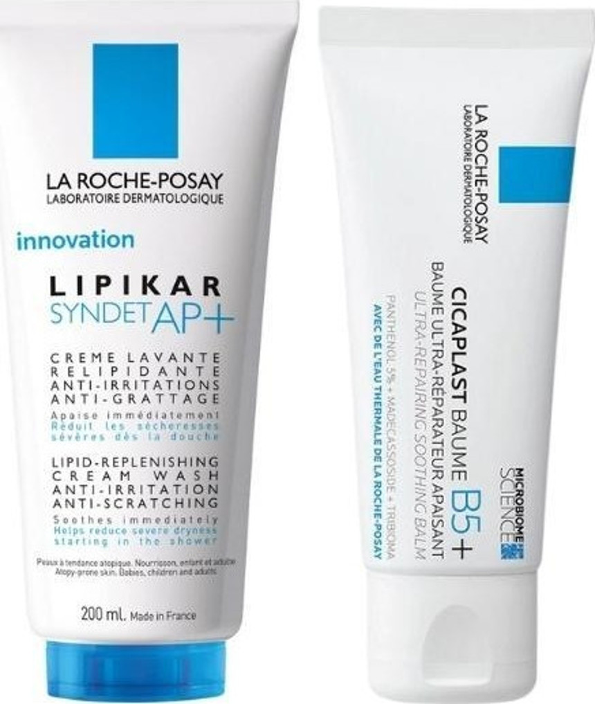 Lot De 8 Produits La Roche-Posay Lipikar & Cicaplast - Soins Corps Et Visage - Neuf