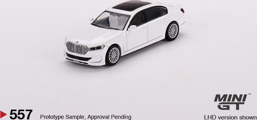 Mini GT BMW Alpina B7 xDrive Alpine White LHD - 557 - idefix