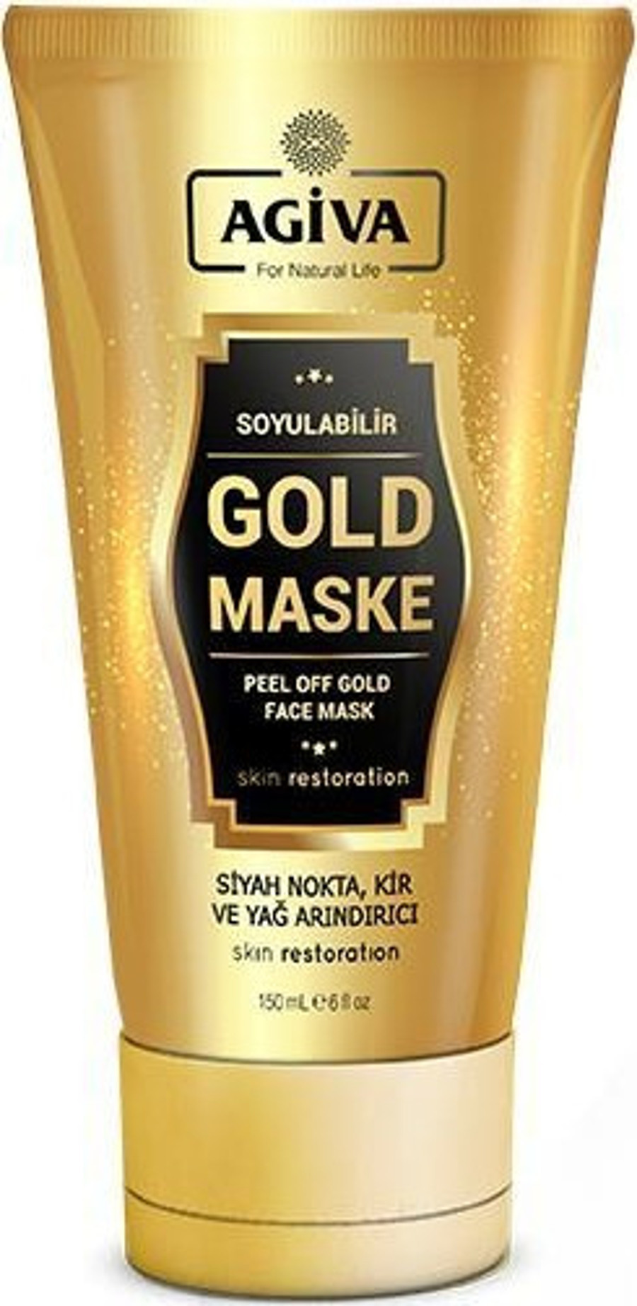 Agiva Cilt Yenileyici Soyulabilir 150 ml Altın Maske