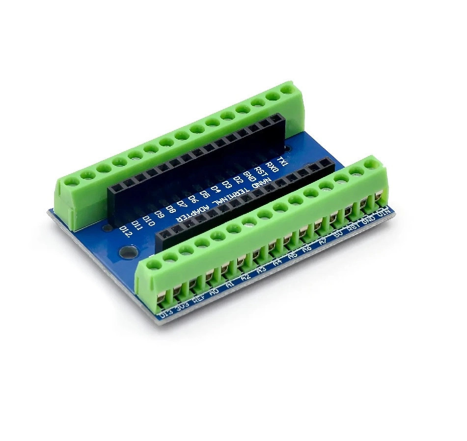 Terminal Adaptor Arduino Arduino Nano 3.0 Genişleme Kartı IO Terminal Adaptör Shield - idefix