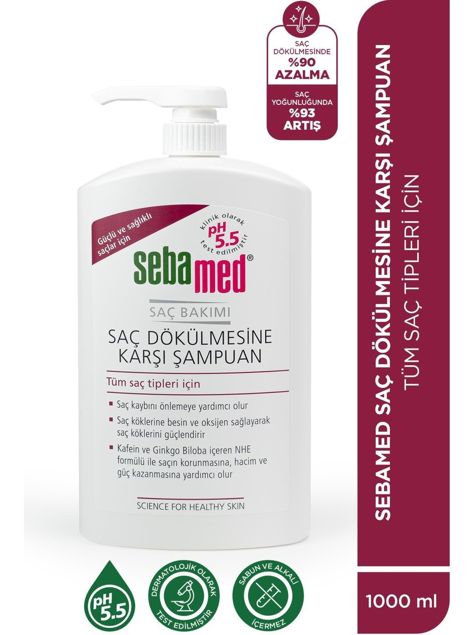 Sebamed 1000 ml Saç Dökülmesine Karşı Şampuan