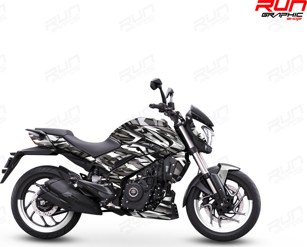 Dominar Sticker Run Grafik Shop Bajaj Dominar 400 ve 250 Beyaz Çizgi Desenli Tam ...