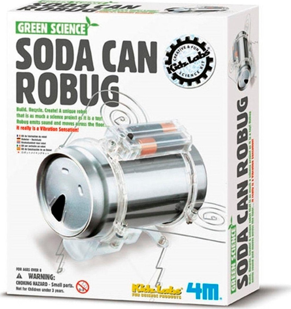 Soda Roth Bot Böcek Robot Çocuk Bilim Seti - Soda Can Robug 3266